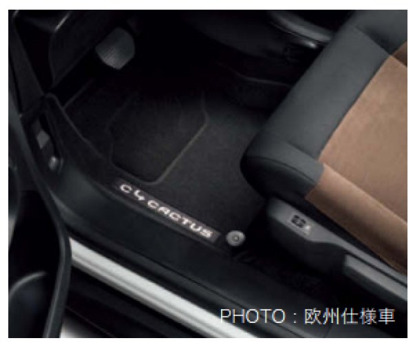 画像1: シトロエン C4 CACTUS / カクタス フロアマット ニードルパンチ (1)